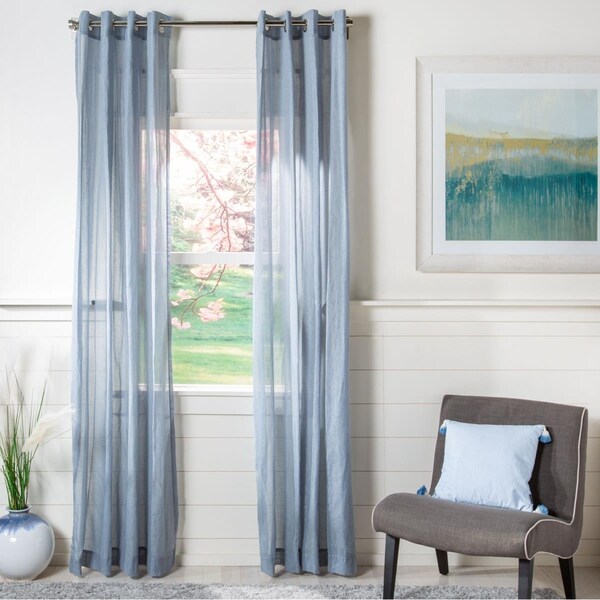 Safavieh 52 x 96 in. Makena Window Panel - Grey WDT1040B-5296 - main